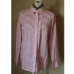 talbots plaid button down shirt(A12-241)